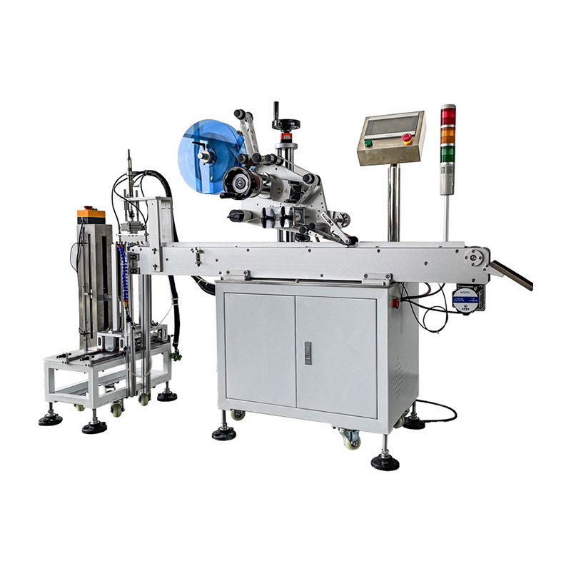 India Market Hot Sale Distributor Price Automatic Products feeding Flat labeling machine
